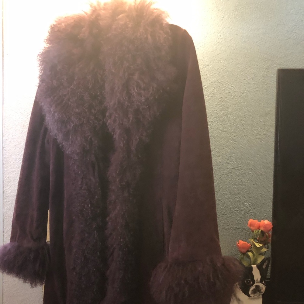 Purple penny lane coat